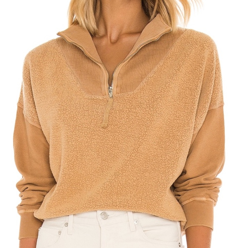 THE GREAT. The Trail Zip up Pullover